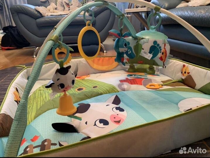 Развивающий коврик tiny love ферма