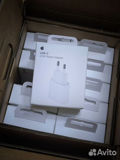 Блок питания apple 20w для зарядки iPhone