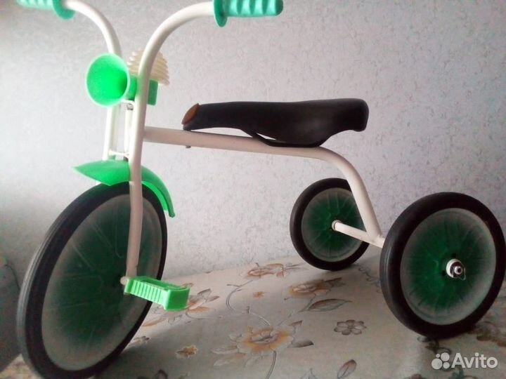 Детский трехколесный винтажный велосипед СССР