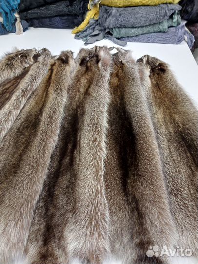 Енот-полоскун натуральный мех