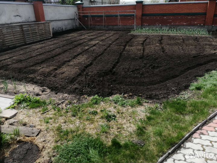 Вспашу мотоблоком огород