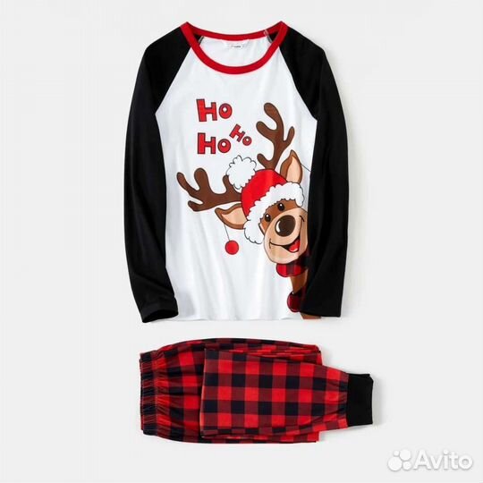 Новогодние пижамы family look