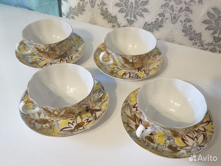 Чайная пара лфз (Золотые ромашки)