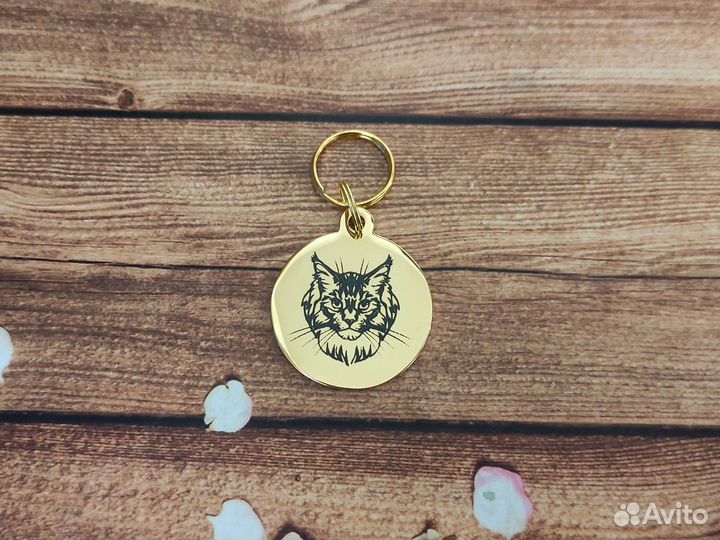 Адресник для собаки (жетон)