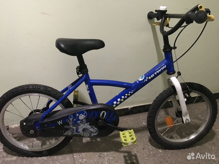 Детский велосипед btwin 16