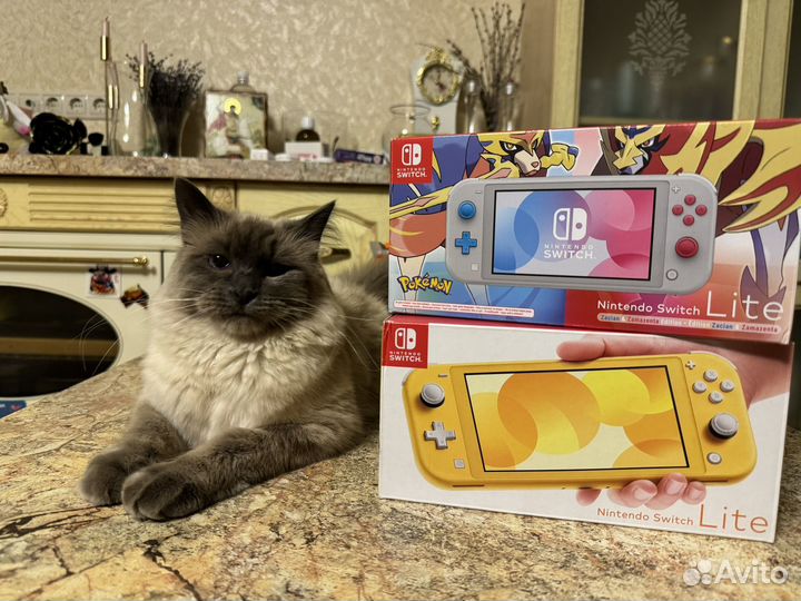 Новый прошитый Nintendo switch lite + любые игры