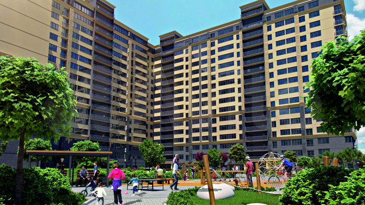 Квартира-студия, 53,7 м², 5/17 эт.