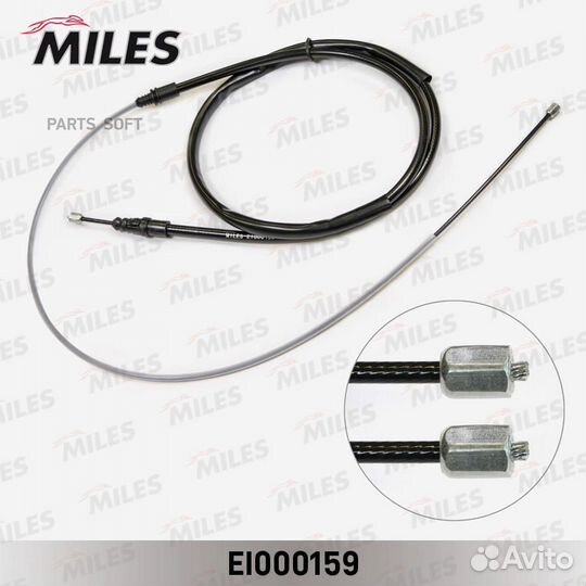 Miles EI000159 Трос ручного тормоза peugeot 308/ci