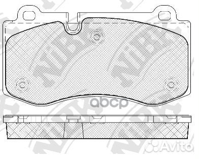 Колодки тормозные PN0453 NiBK