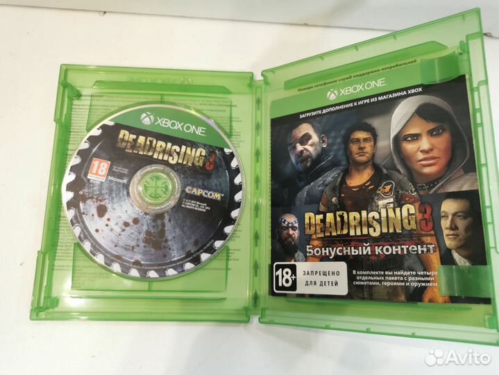 Игровые диски. Xbox One Deadrising 3