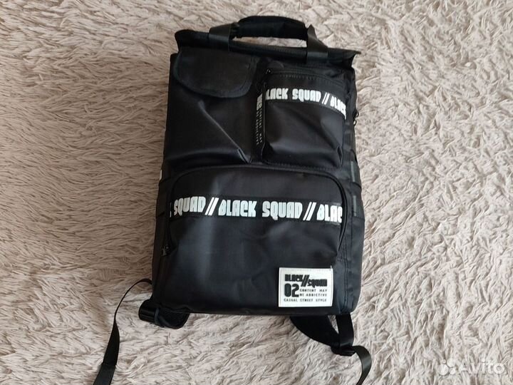 Мужские вещи пакетом и рюкзак