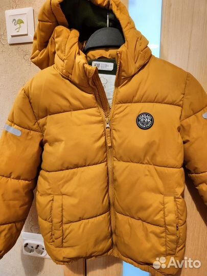 Курточка детская, теплая, 122 см