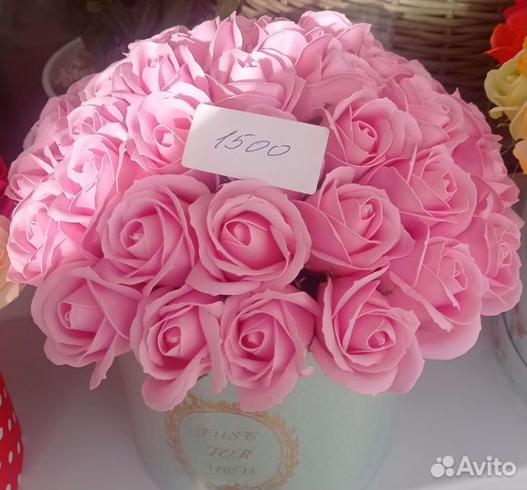 Букет цветов из мыла