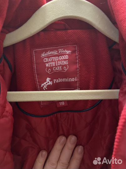 Пальто для девочки 110 размер
