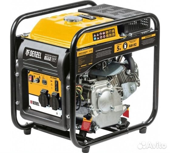 Генератор инверторный denzel GT-2500iF 94704