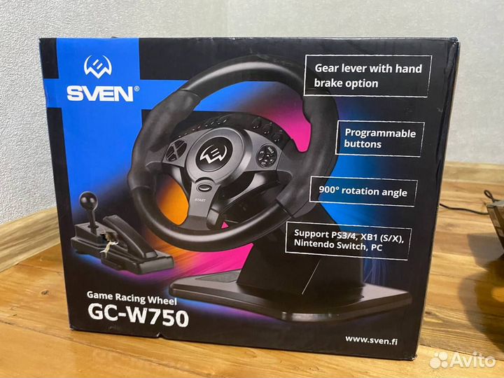 Игровой руль sven GC-W750