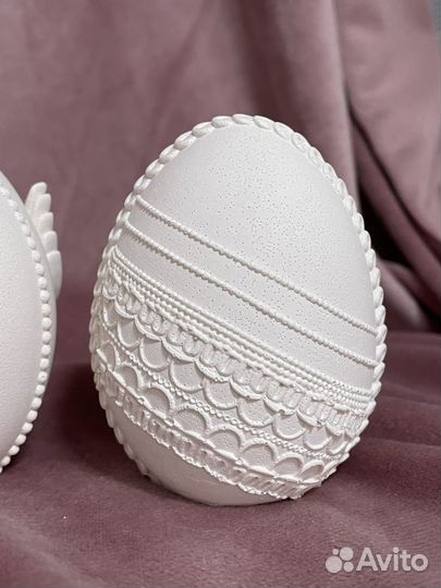 Яйцо пасхальное из гипса