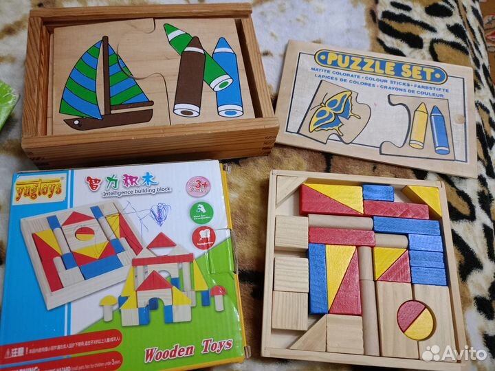 Деревянные пазлы