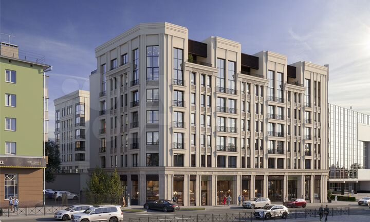 1-к. квартира, 58,5 м², 3/6 эт.