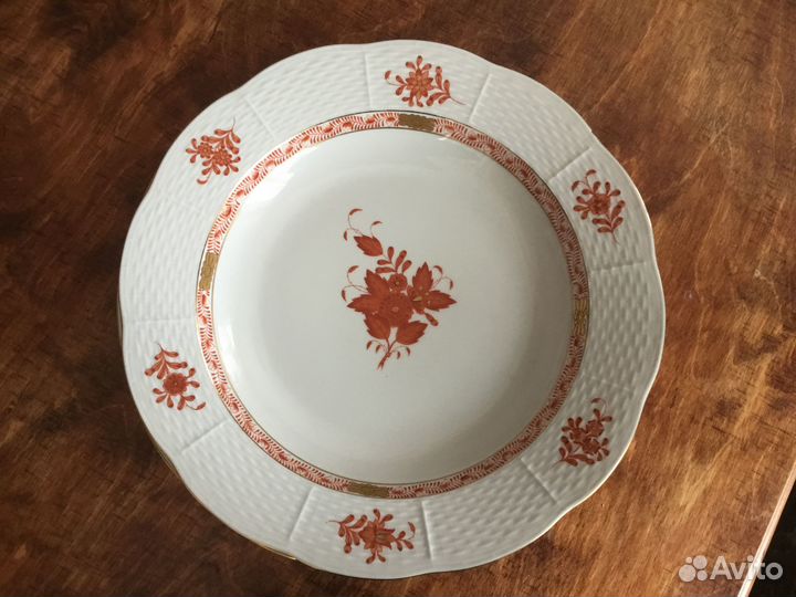 6 глубоких тарелок Херенд (Herend)