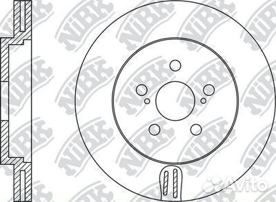 Диск тормозной lexus RX300/RX350/RX400 03) перед