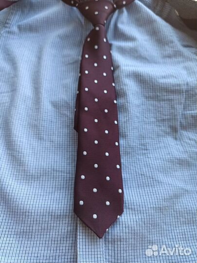 Жилет, галстук, рубашка Next 6-9 мес (74)