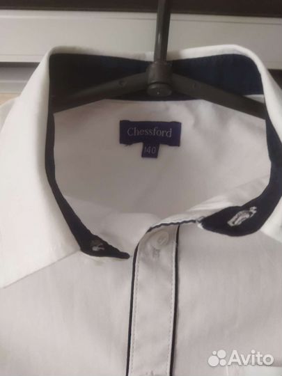 Рубашка школьная белая для мальчика