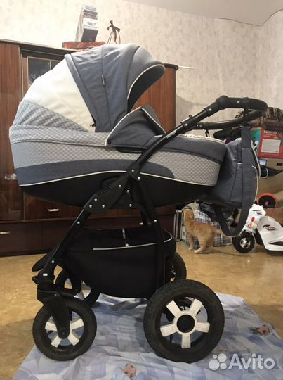 Коляска 2 в 1 индиго