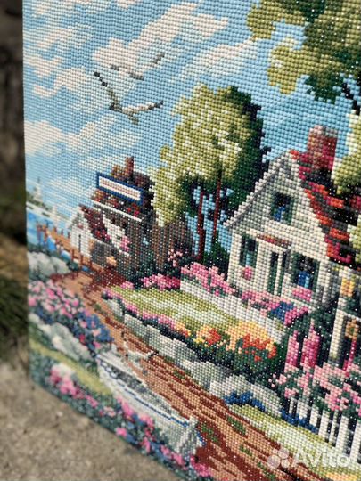 Алмазная мозаика Готовая картина Пейзаж