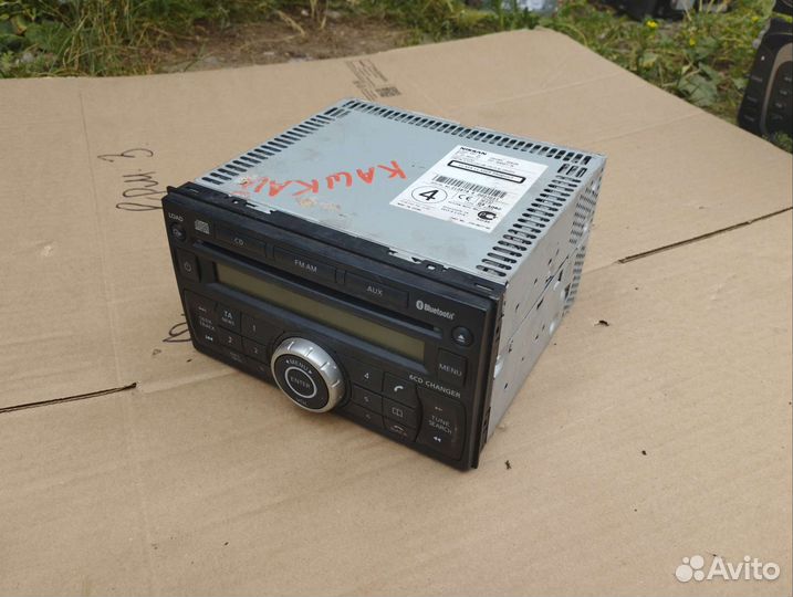 Штатная магнитола Nissan Qashqai J10