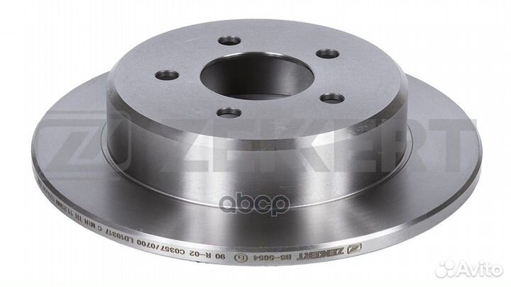 Диск торм. задн. dodge Caravan IV 01- Chrysler