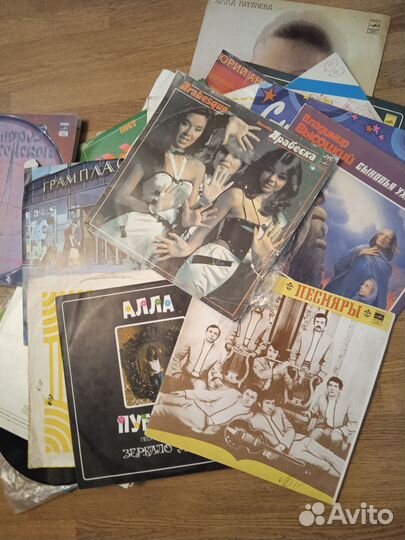 Виниловые грампластинки (детские, эстрада, англ.)