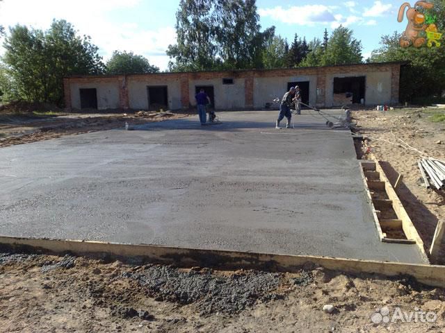 Бетонные работы,фундамент,монолит