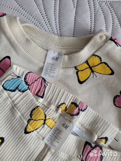 Комплект / костюм hm 92 для девочки