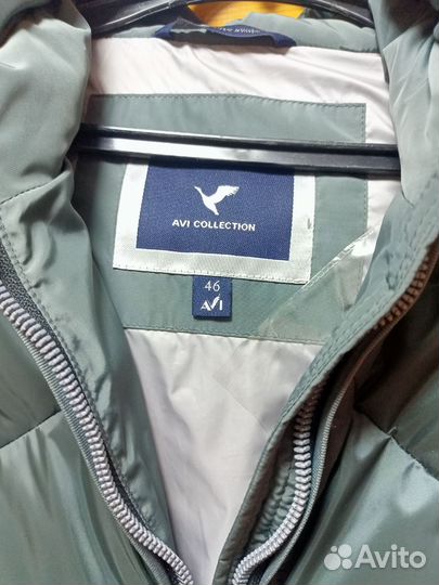 Пуховик зимний длинный женский 46