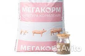 Мега корм комбикорм для поросят 25кг