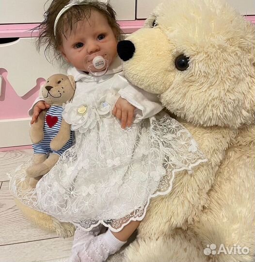 Куколка реборн, из молда Magdalena, ручная работа