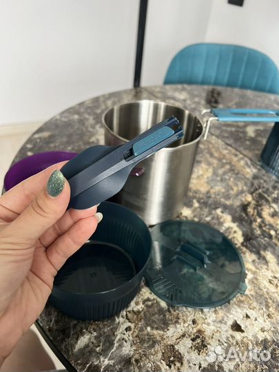 Набор посуды для похода, природы Forclaz Декатлон