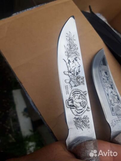 Нож Барс и Медведь Тигр Тайга Охота