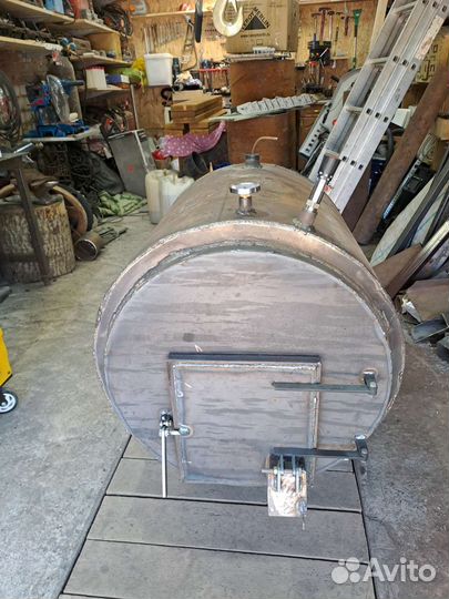 Отопительный котел на дровах (твердотопливный)