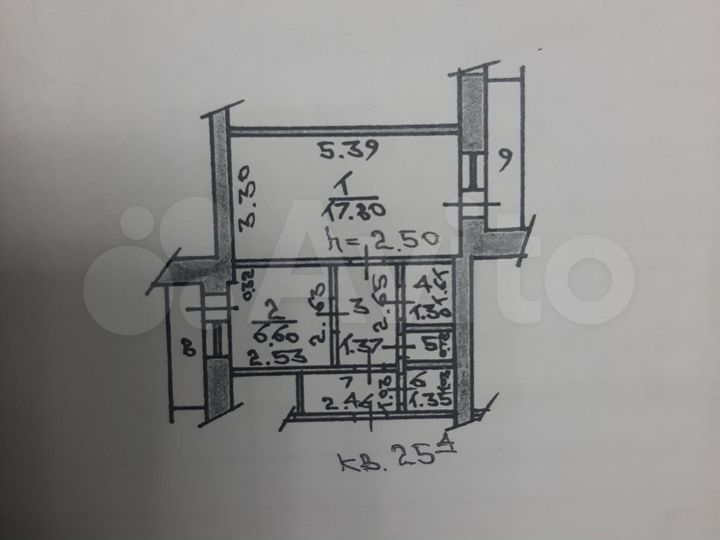 1-к. квартира, 41,6 м², 2/9 эт.