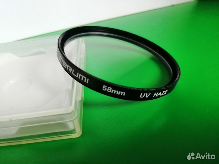 Фильтр Marumi UV(Haze) 58mm,Чехол для фотофильтров
