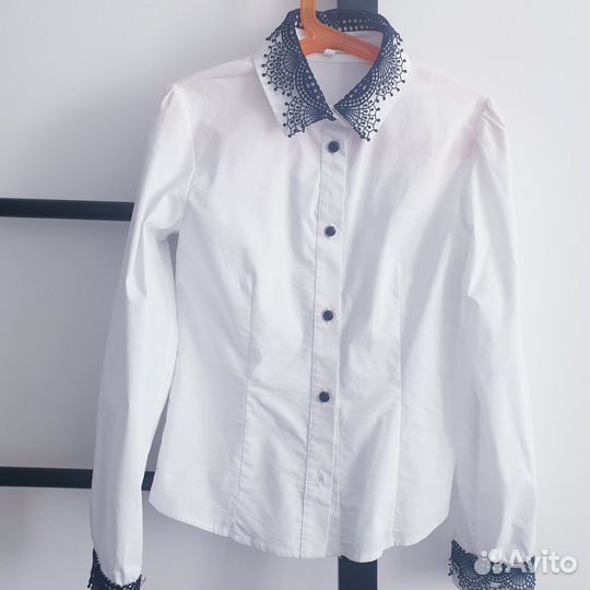 Блузка школьная нарядная 140