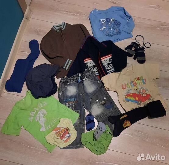 Вещи пакетом на мальчика1-2года