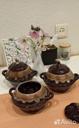 Горшочки глиняные для запекания