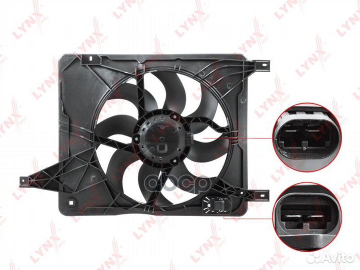 Вентилятор радиатора с кожухом RF-1623 lynxauto