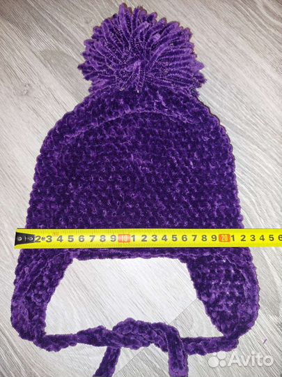 Комплект шапка, снуд для девочки 46-48
