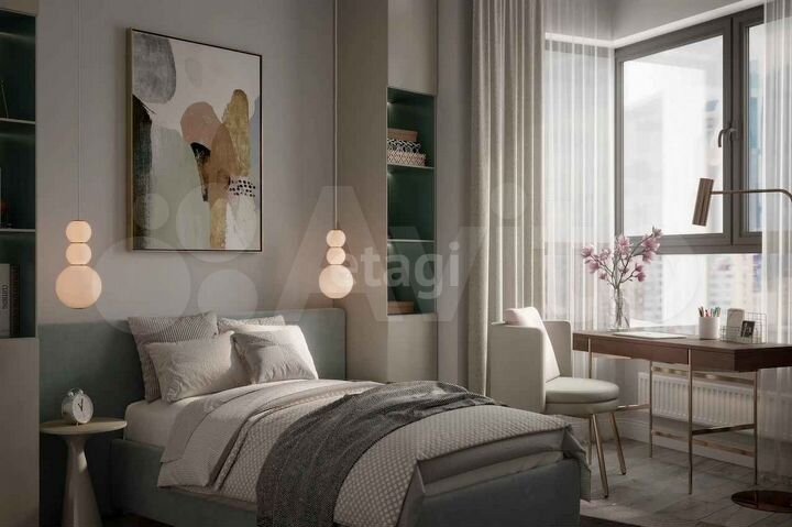 2-к. квартира, 33,5 м², 7/30 эт.