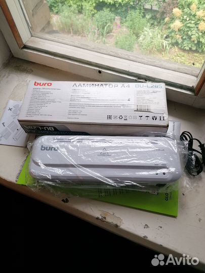 Ламинатор а4 buro BU-L285 + 25 листов плёнки
