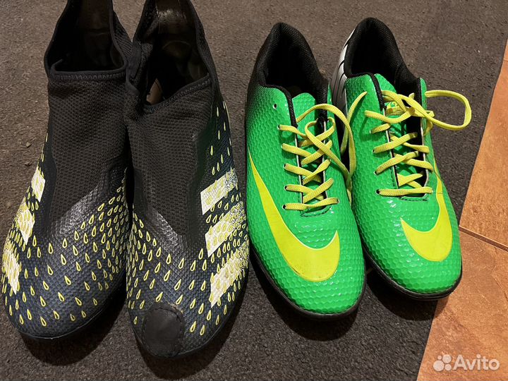 Футбольные бутсы(зал, поле) 39 размер